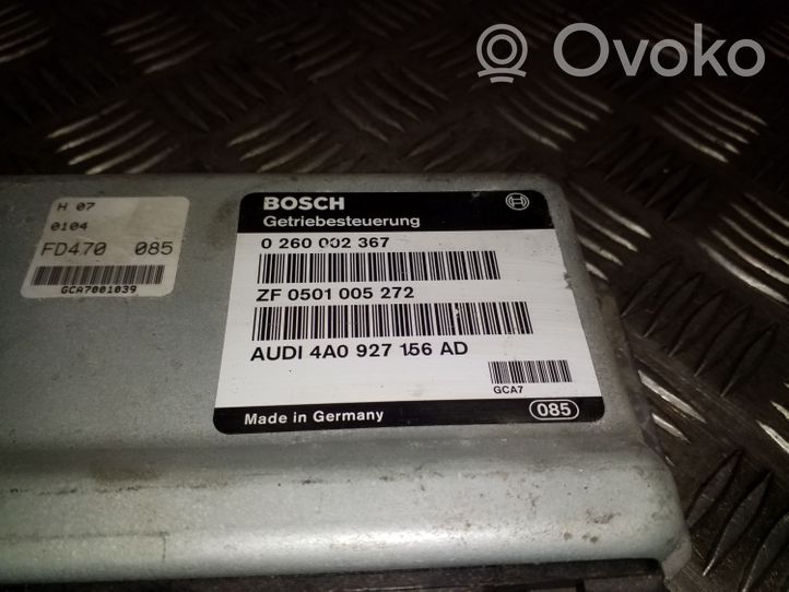 Audi A6 S6 C4 4A Pavarų dėžės valdymo blokas 4A0927156AD