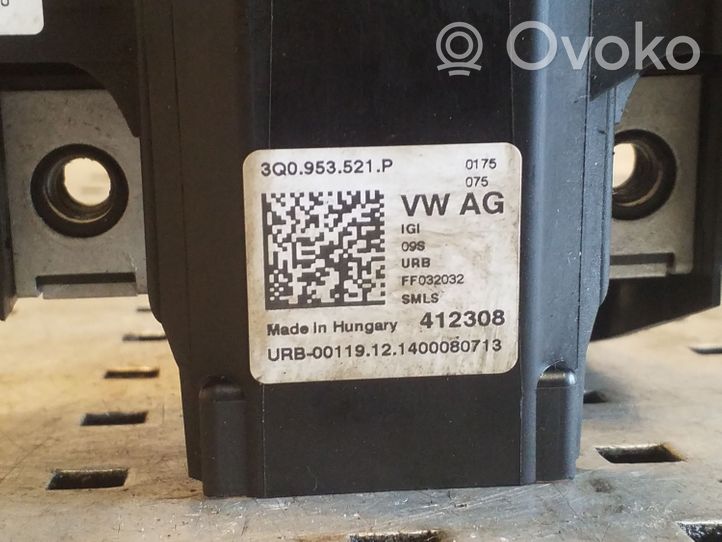 Volkswagen PASSAT B8 Wiper turn signal indicator stalk/switch 3Q0953521P