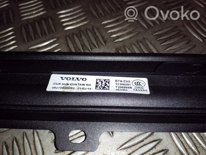 Volvo XC90 Tendina parasole/oscurante portiera posteriore 31366491