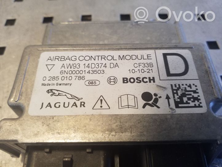 Jaguar XJ X351 Unidad de control/módulo del Airbag AW9314D374DA