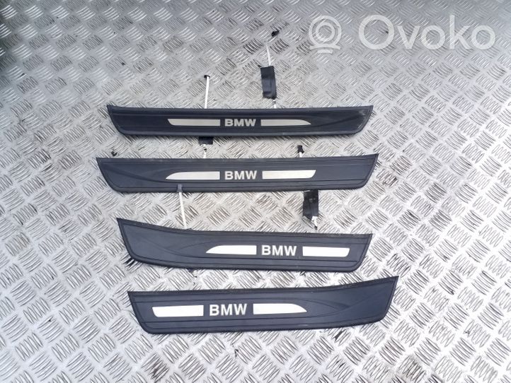 BMW 5 GT F07 Garniture de protection de seuil intérieur 51137193470