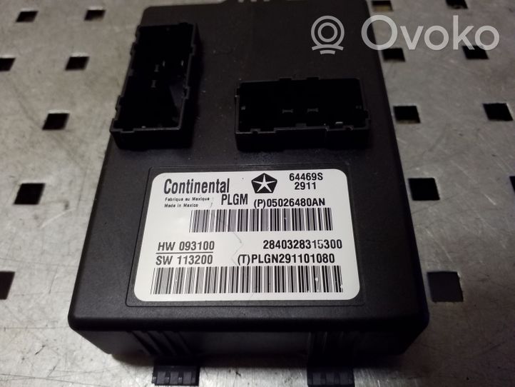 Jeep Grand Cherokee Sterownik / Moduł elektrycznej klapy tylnej / bagażnika 05026480AN