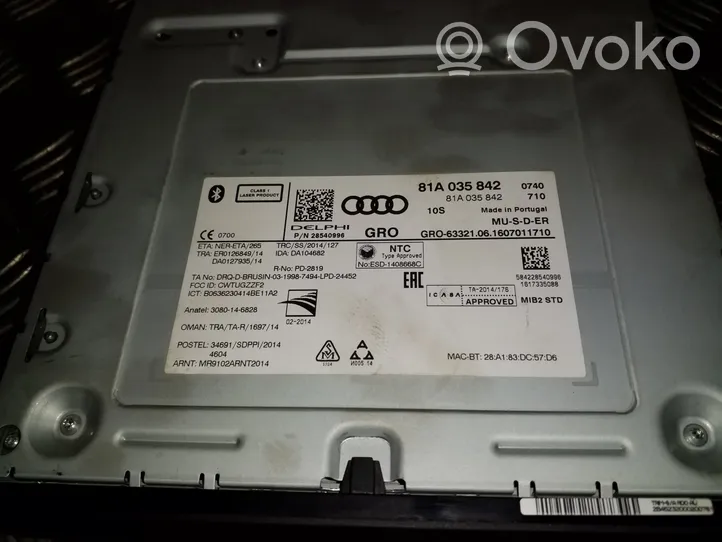 Audi A3 S3 8V CD/DVD-vaihdin 81A035842