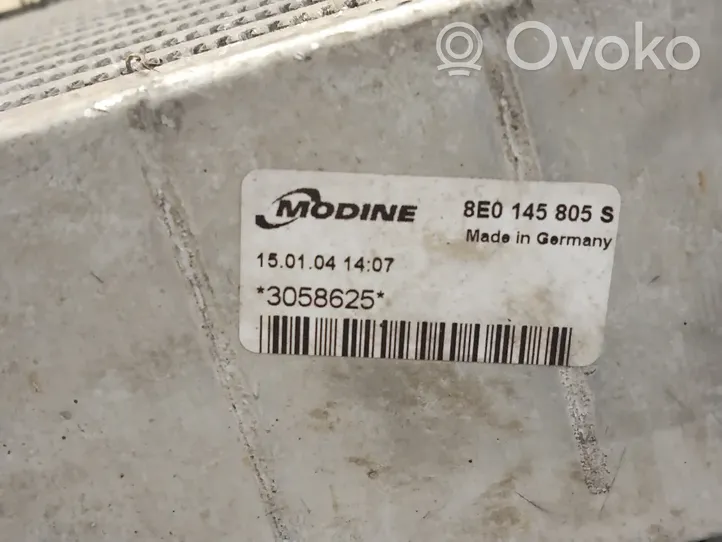 Audi A6 S6 C5 4B Chłodnica powietrza doładowującego / Intercooler 8E0145805S