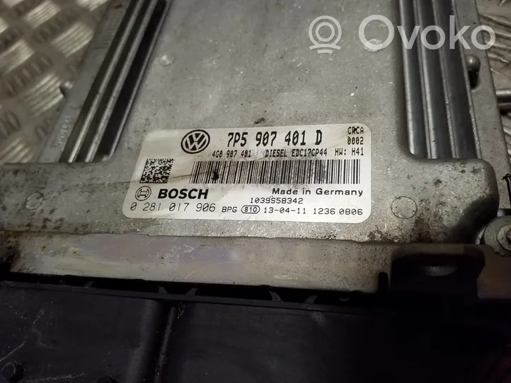 Porsche Cayenne (92A) Sterownik / Moduł ECU 7P5907401D