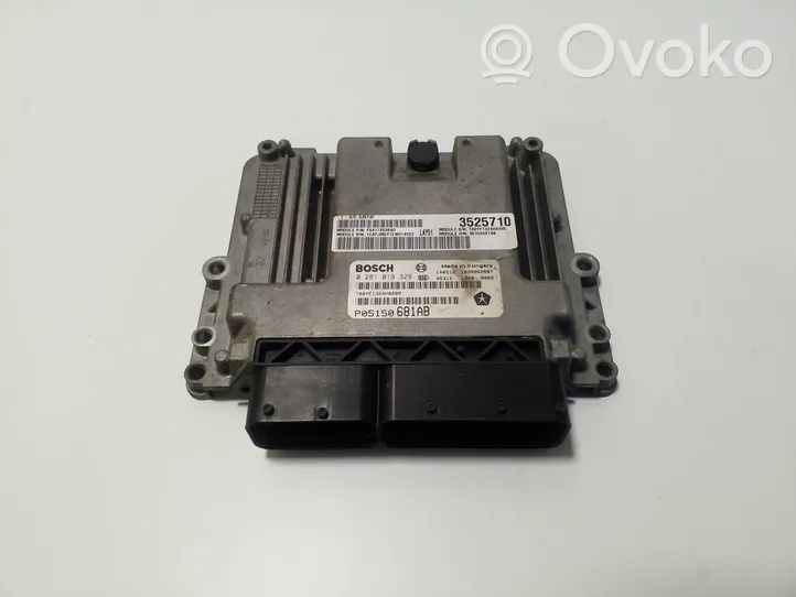 Jeep Cherokee Calculateur moteur ECU 0281019329