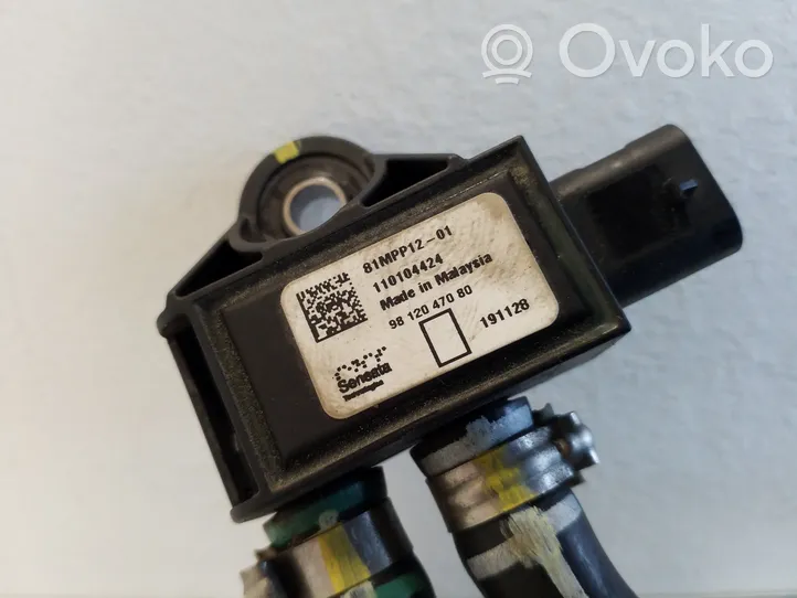 Opel Grandland X Sensore di pressione dei gas di scarico 9812047080