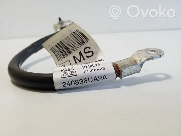 Nissan Qashqai J12 Câble négatif masse batterie 240836UA2A