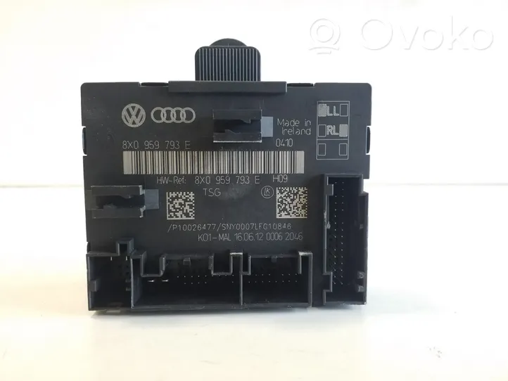 Audi Q3 8U Durų elektronikos valdymo blokas 8X0959793E