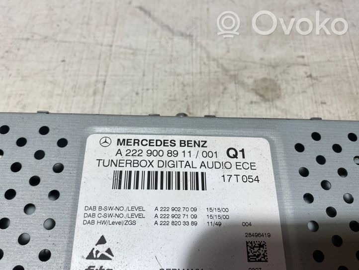 Mercedes-Benz S W222 Wzmacniacz audio A2229008911