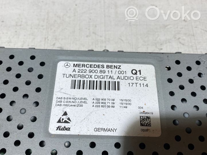Mercedes-Benz S W222 Wzmacniacz audio A2229008911