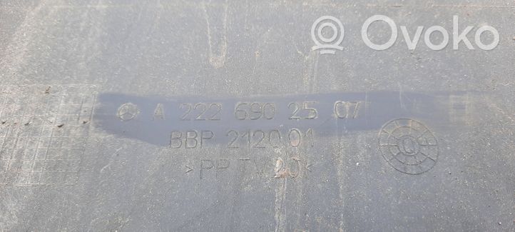 Mercedes-Benz S W222 Osłona tylna podwozia pod bagażnik A2226902507