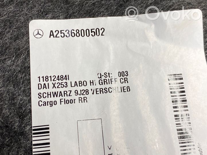 Mercedes-Benz GLC X253 C253 Tavaratilan kaukalon tekstiilikansi A2536800502