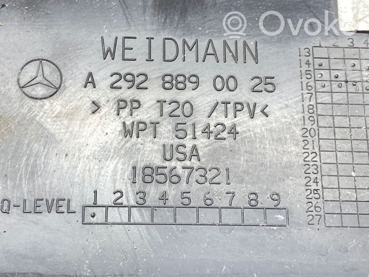 Mercedes-Benz GLE (W166 - C292) Rivestimento dell’estremità del parafango A2928890025