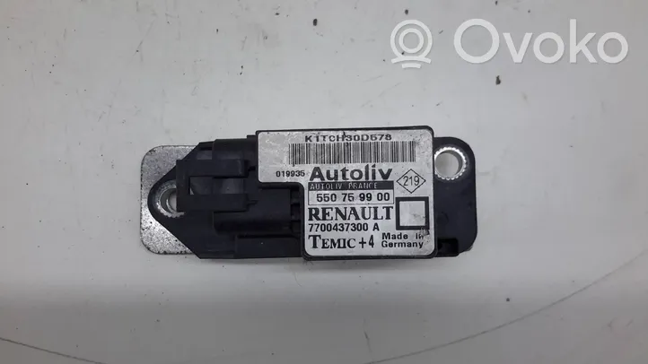 Renault Megane I Czujnik uderzenia Airbag 7700437300A