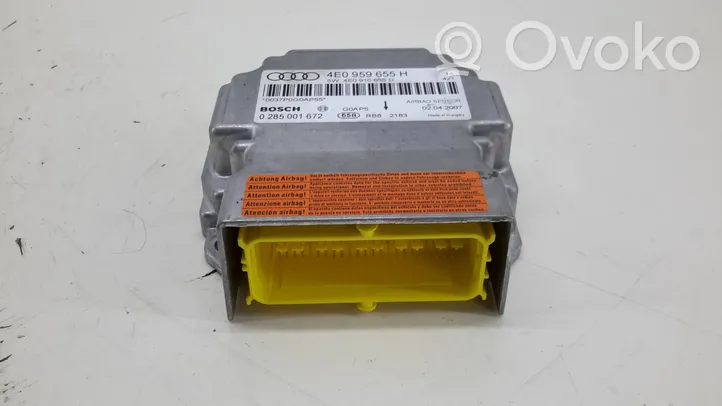 Audi A8 S8 D3 4E Module de contrôle airbag 4E0959655H