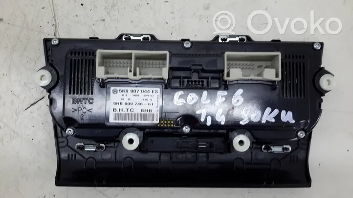 Volkswagen Golf VI Climate control unit 5K0907044ES