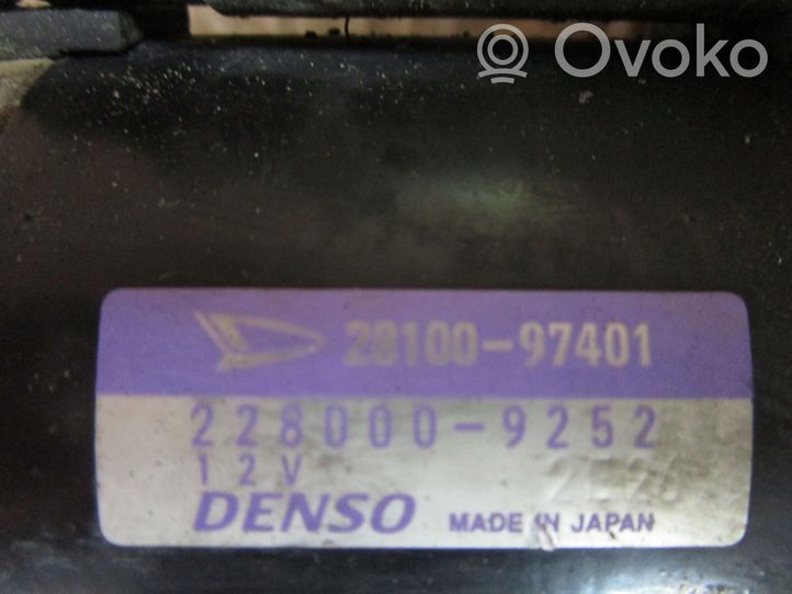 Daihatsu Cuore Démarreur 2810097401