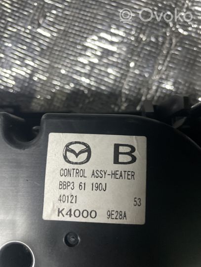 Mazda 3 II Ilmastointilaitteen kytkin (A/C) BBP361190J