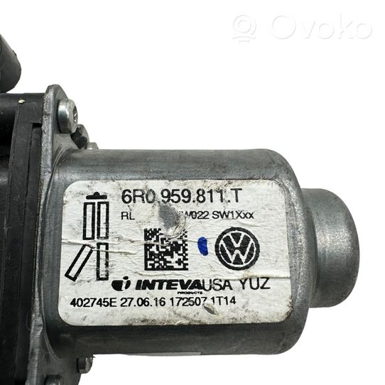 Volkswagen Jetta VI Silniczek podnoszenia szyby drzwi tylnych 6R0959811T