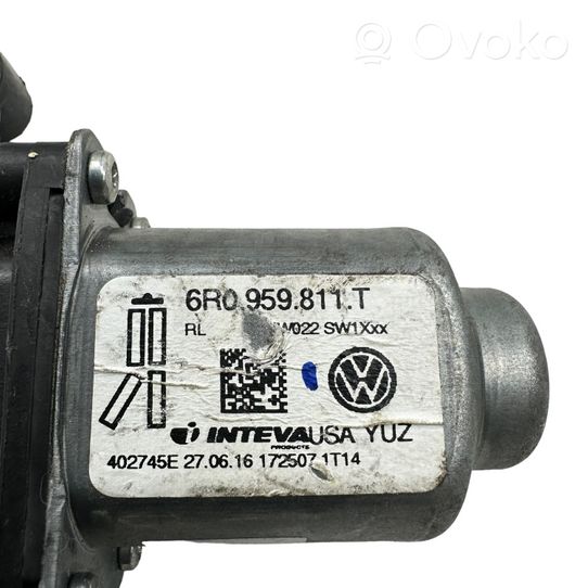 Volkswagen Jetta VI Aizmugurē loga pacēlāja motoriņš 6R0959811T