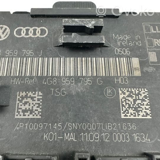 Audi A7 S7 4G Oven ohjainlaite/moduuli 4G8959795J