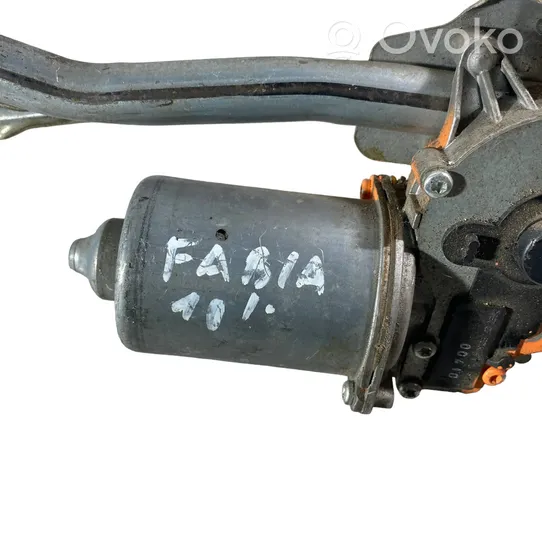 Skoda Fabia Mk2 (5J) Mechanizm i silniczek wycieraczek szyby przedniej / czołowej 5J1955113A