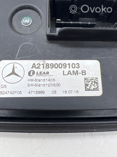 Mercedes-Benz GL X166 Ajovalojen virranrajoitinmoduuli Xenon A2189009103