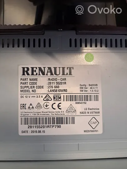 Renault Master III GPS navigation control unit/module 281155201R