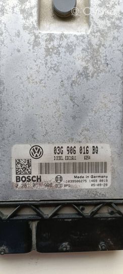 Volkswagen Touran I Calculateur moteur ECU 03G906016BQ