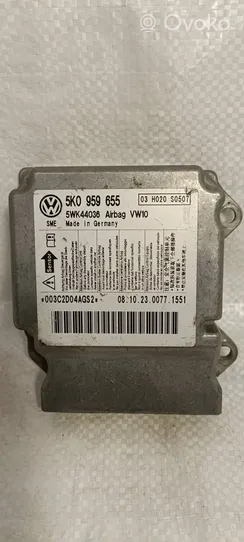 Volkswagen Golf VI Airbag control unit/module 5K0959655