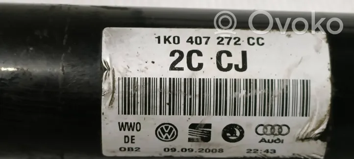 Volkswagen Touran I Półoś przednia 1K0407272CC
