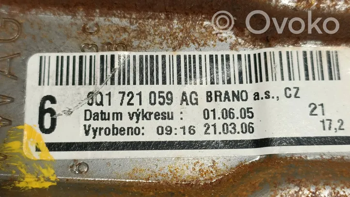 Volkswagen Polo IV 9N3 Pedał sprzęgła 6Q1721059AG