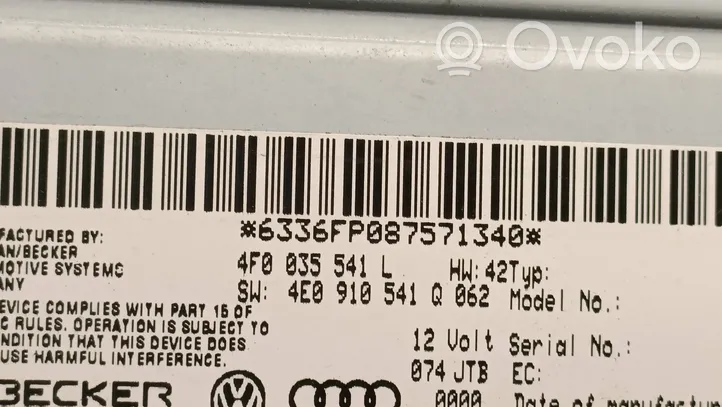 Audi A4 S4 B8 8K Vahvistin 4F0035541L