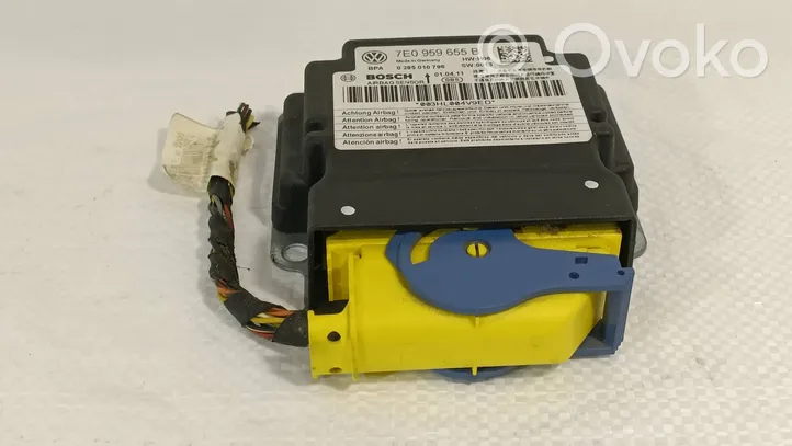 Volkswagen Caddy Airbag control unit/module 7E0959655B