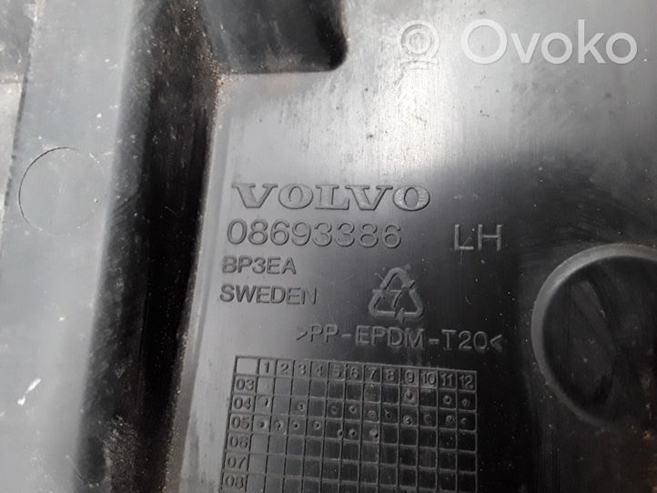 Volvo S60 Support de pare-chocs arrière 08693386