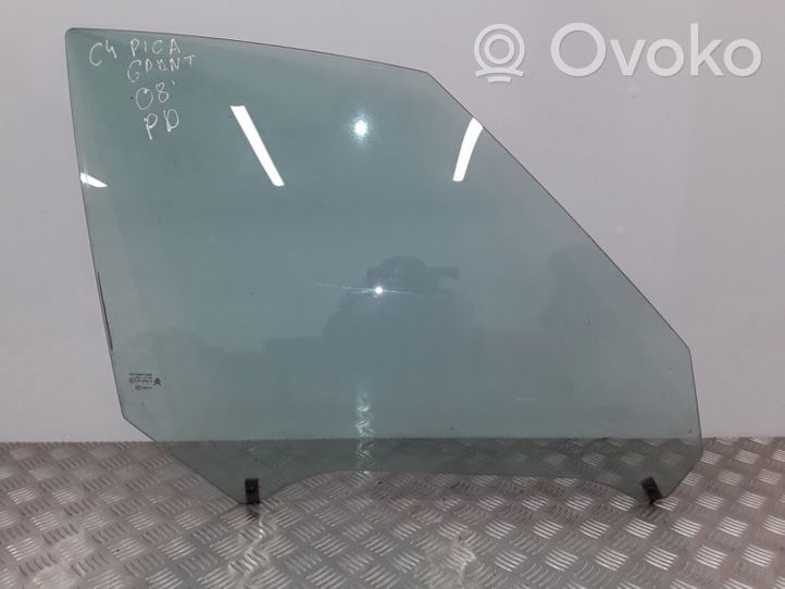 Citroen C4 Grand Picasso Front door window glass four-door 43R000016