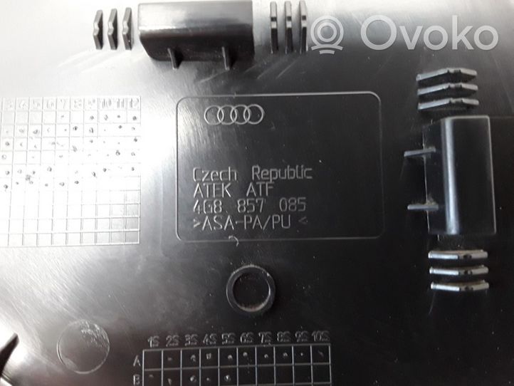 Audi A7 S7 4G Garniture d'extrémité latérale du tableau de bord 4G8857085