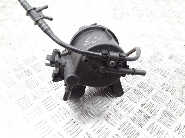 Citroen C3 Boîtier de filtre à carburant 9655604380