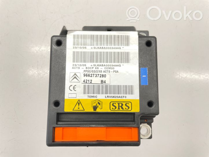 Citroen C6 Airbag control unit/module 9662737280