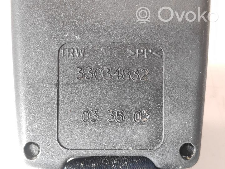 Citroen Berlingo Klamra tylnego pasa bezpieczeństwa 33034832