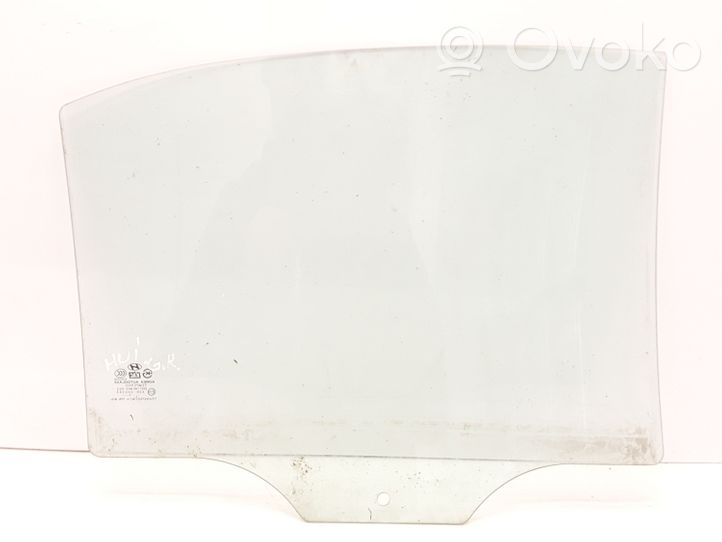 Hyundai Sonata Rear door window glass 43R000383