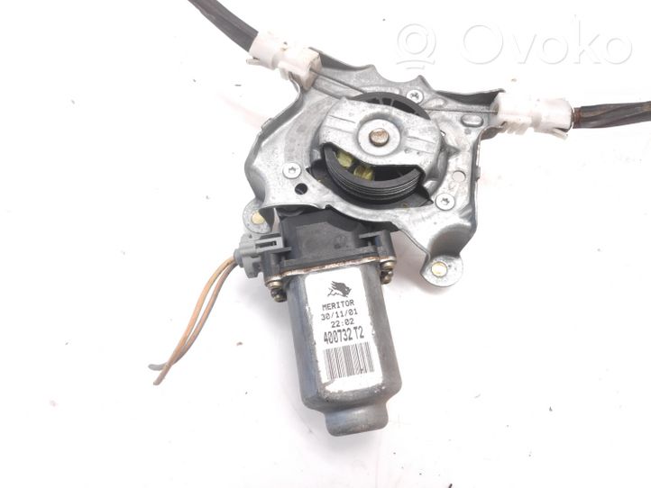 Renault Scenic RX Front door window regulator with motor 400732T2