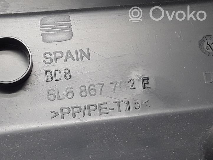 Seat Ibiza III (6L) Moldura de la aleta trasera 6L6867762F