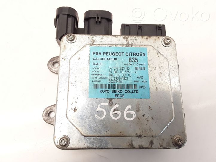 Citroen C3 Pluriel Modulo di controllo della cremagliera dello sterzo 9653783580