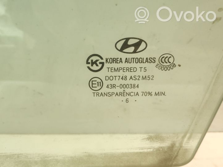 Hyundai Grandeur Front door window glass four-door 43R000384