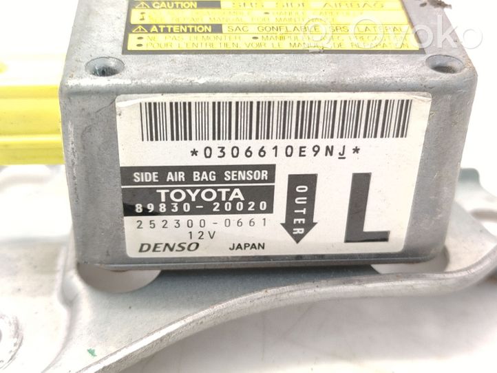 Toyota Celica T230 Turvatyynyn törmäysanturi 8983020020