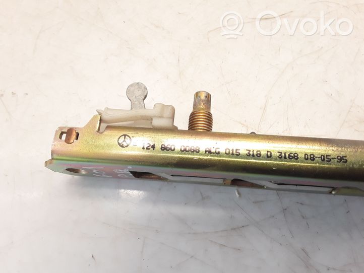 Mercedes-Benz E W124 Rail de réglage hauteur de ceinture de sécurité 1248600088