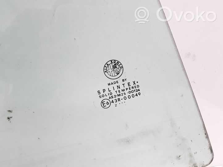 Alfa Romeo 166 Rear door window glass 43R00049