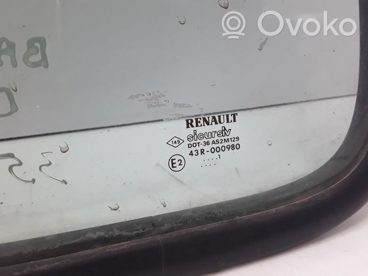 Renault Kangoo I Krovinių (bagažinės) durų stiklas 43R000980